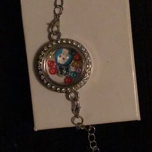 Silver Locket Bracelet
